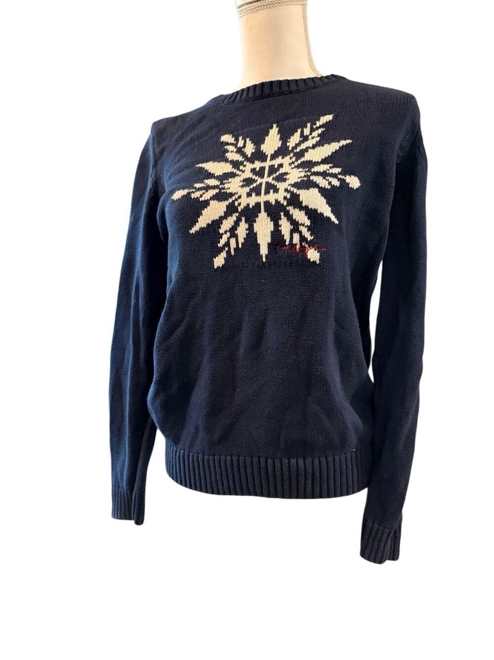 Tommy Hilfiger size medium snowflake sweater
